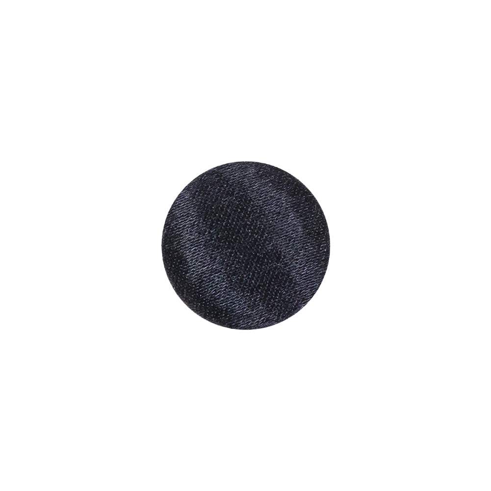 Mood Exclusive Navy Silk Covered Button - 20L/12.5mm Mood Exclusive Navy Silk Covered Button - 20L/12.5mm