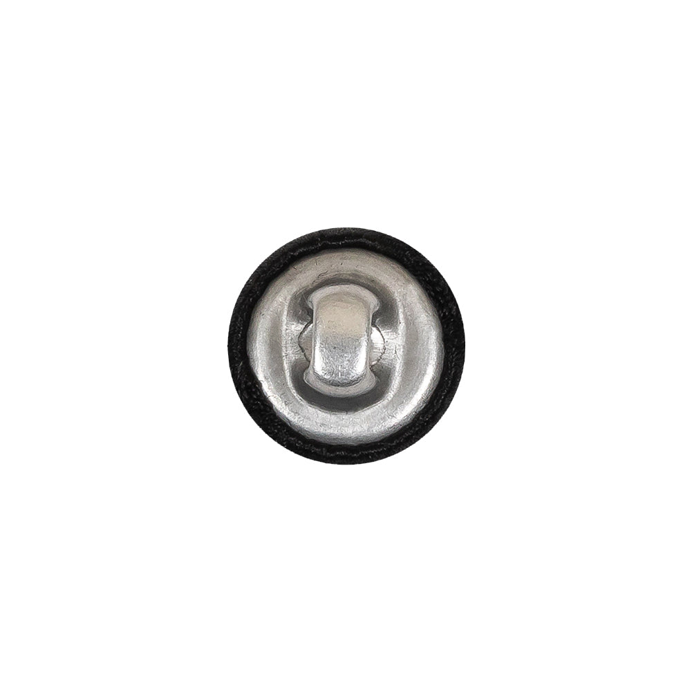 Mood Exclusive Black Silk Covered Button - 20L/12.5mm - Detail Mood Exclusive Black Silk Covered Button - 20L/12.5mm - Detail