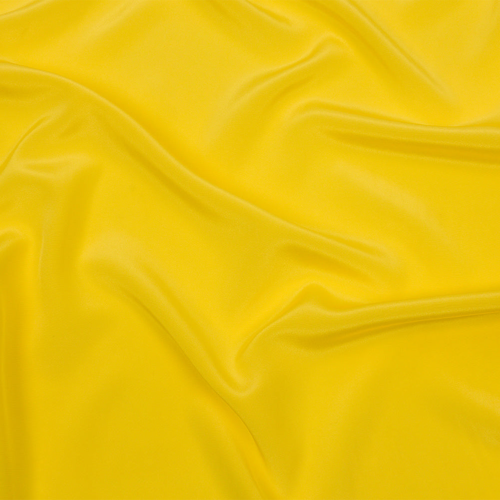 Silk Crepe de Chine - Buttercup Yellow - Premium Collection Silk Crepe de Chine - Buttercup Yellow - Premium Collection