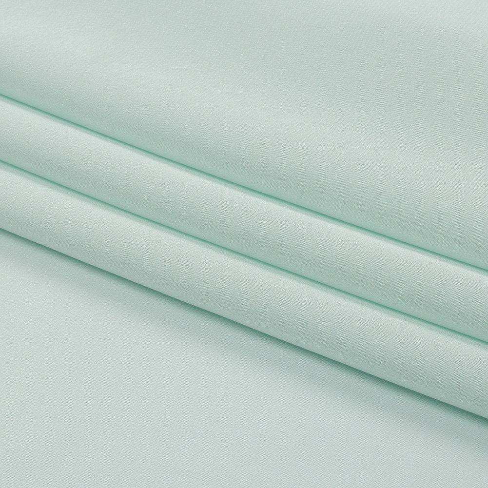 Silk Crepe de Chine - Morning Mist - Premium Collection - Folded Silk Crepe de Chine - Morning Mist - Premium Collection - Folded