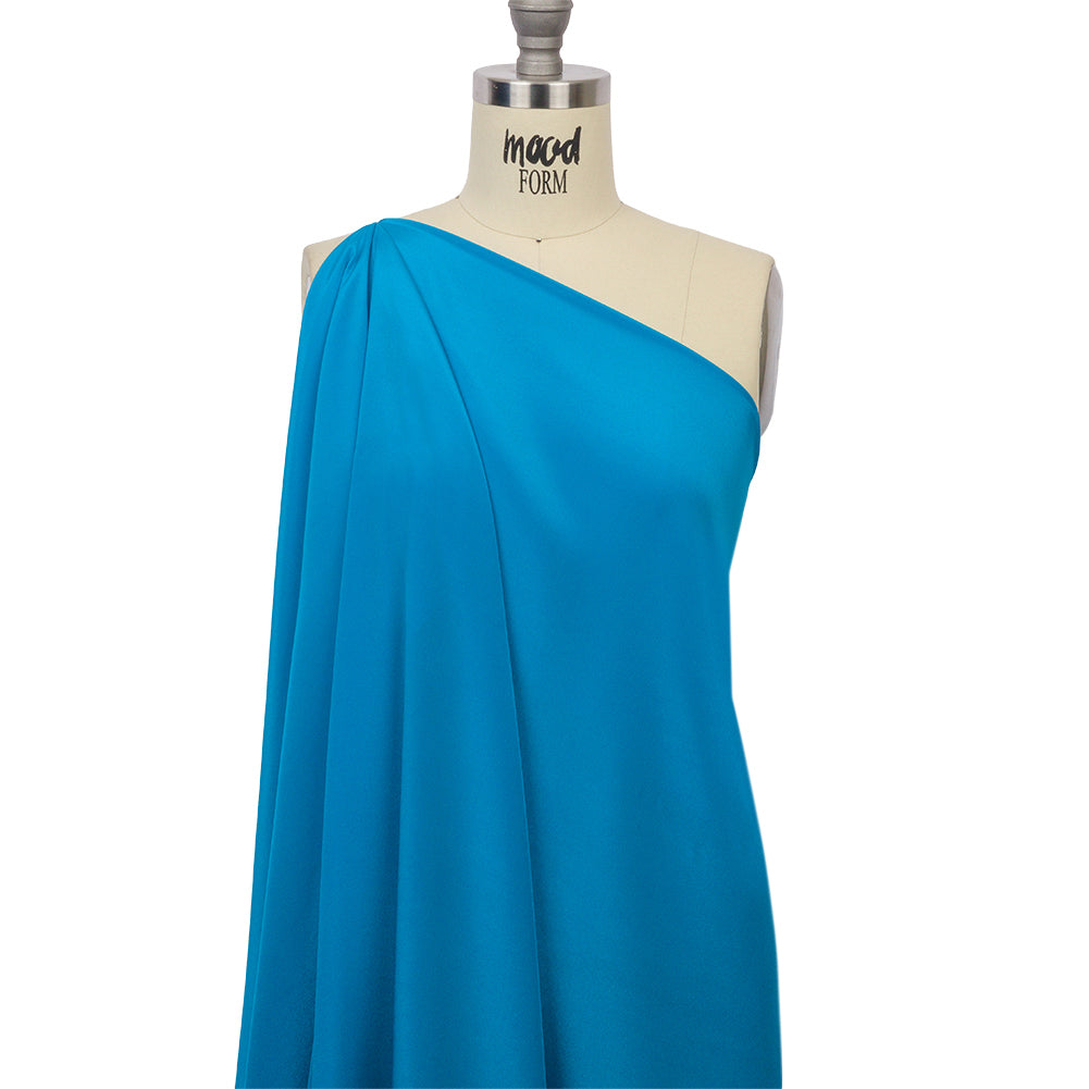 Silk Crepe de Chine - Directoire Blue - Premium Collection - Drape Silk Crepe de Chine - Directoire Blue - Premium Collection - Drape