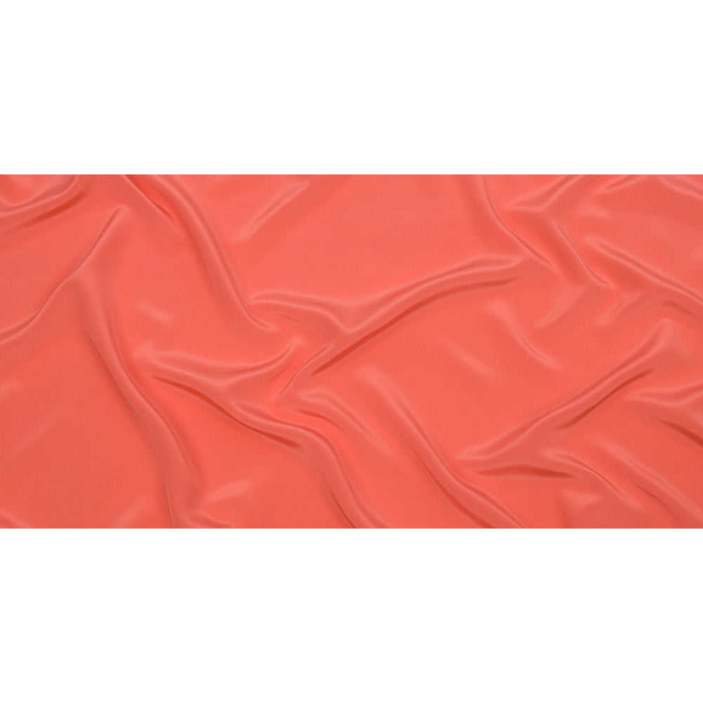 Silk Crepe de Chine - Coral - Premium Collection - Full Silk Crepe de Chine - Coral - Premium Collection - Full