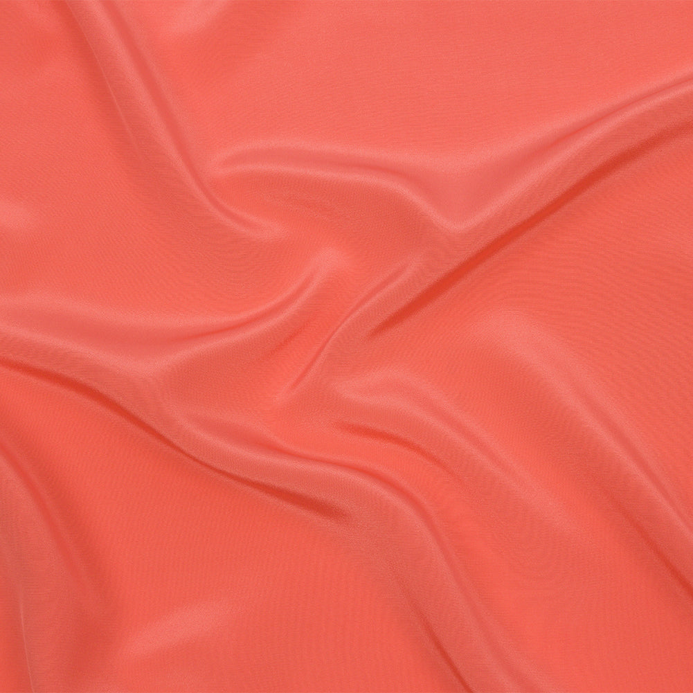 Silk Crepe de Chine - Coral - Premium Collection Silk Crepe de Chine - Coral - Premium Collection