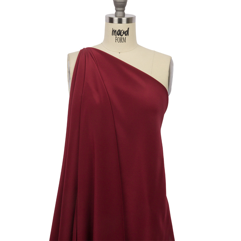 Silk Crepe de Chine - Port - Premium Collection - Drape Silk Crepe de Chine - Port - Premium Collection - Drape