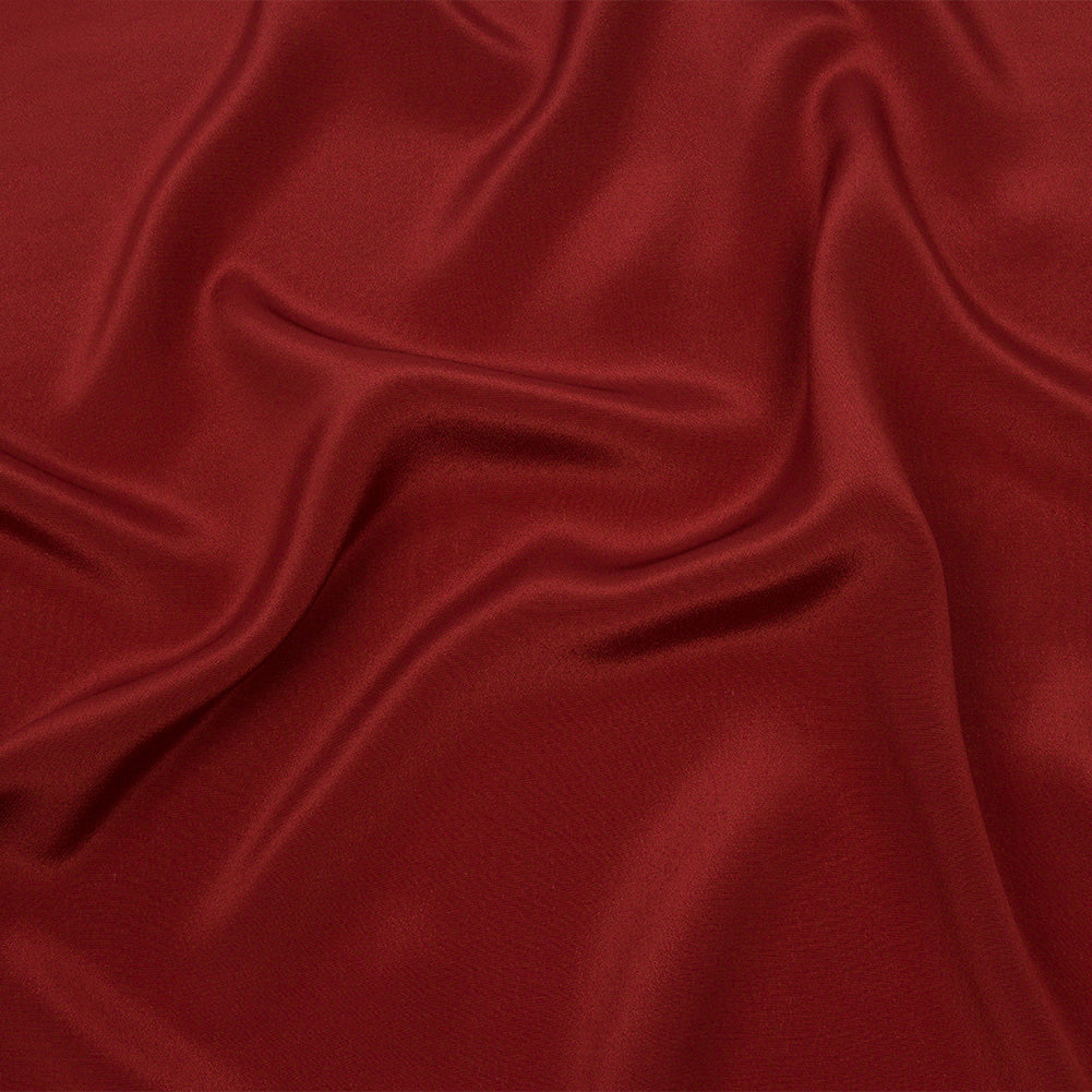 Silk Crepe de Chine - Mahogany - Premium Collection Silk Crepe de Chine - Mahogany - Premium Collection