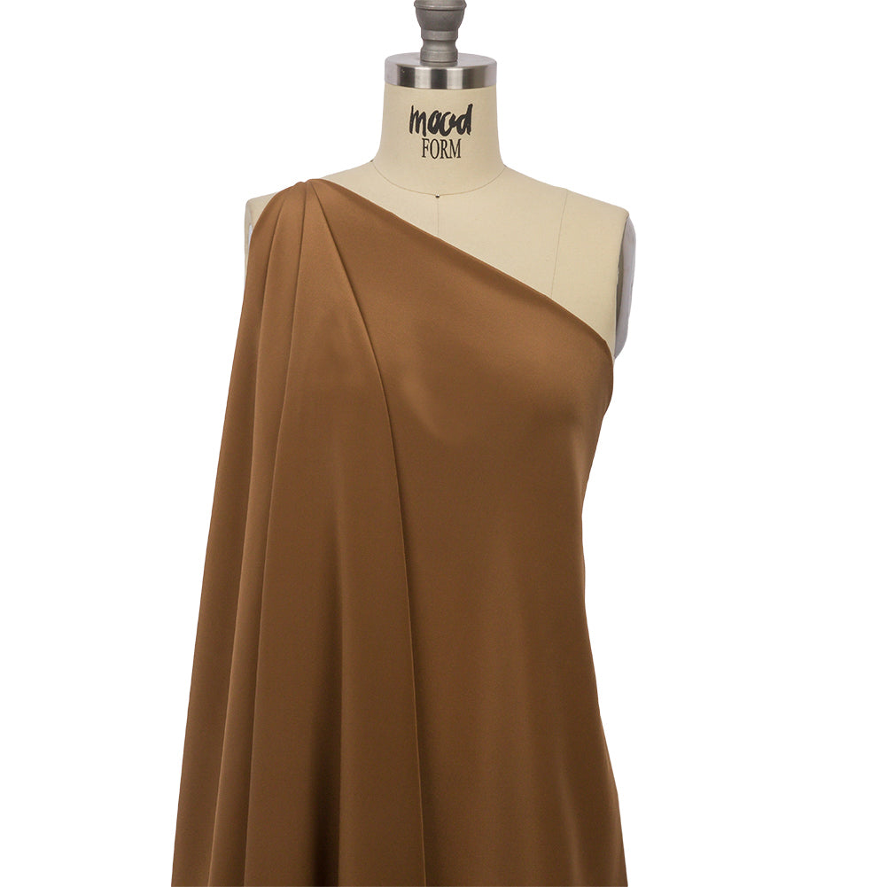 Silk Crepe de Chine - Dark Olive - Premium Collection - Drape Silk Crepe de Chine - Dark Olive - Premium Collection - Drape