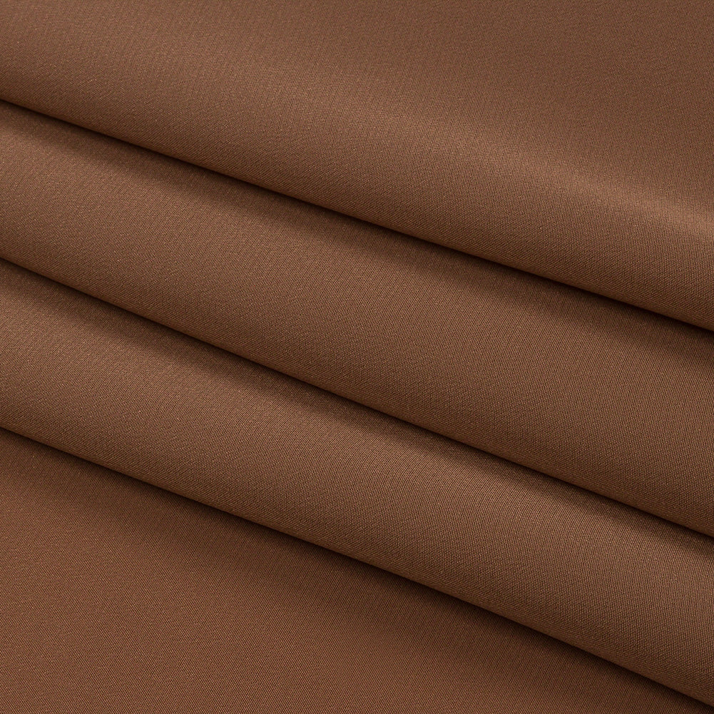 Silk Crepe de Chine - Light Brown - Premium Collection - Folded Silk Crepe de Chine - Light Brown - Premium Collection - Folded