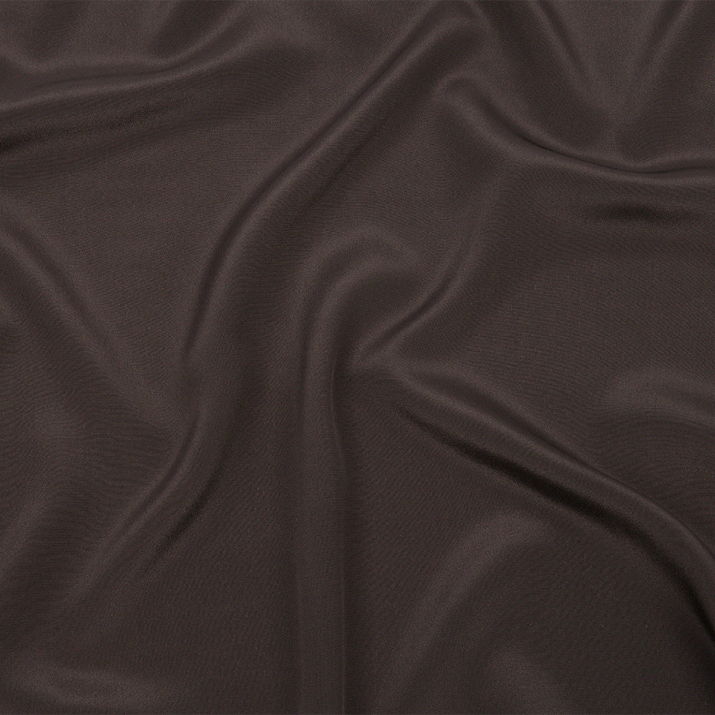 Silk Crepe de Chine - Deep Charcoal - Premium Collection Silk Crepe de Chine - Deep Charcoal - Premium Collection