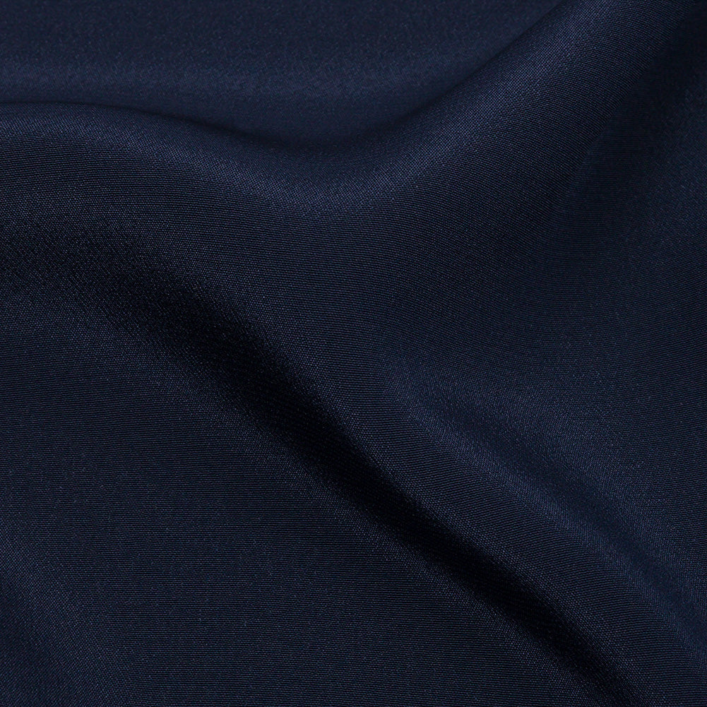 Silk Crepe de Chine - Navy - Premium Collection - Detail Silk Crepe de Chine - Navy - Premium Collection - Detail