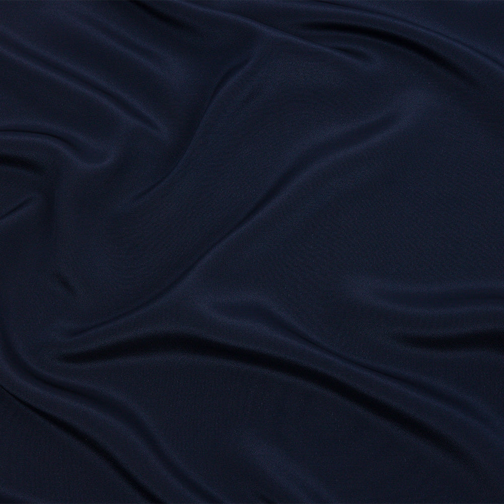 Silk Crepe de Chine - Navy - Premium Collection Silk Crepe de Chine - Navy - Premium Collection
