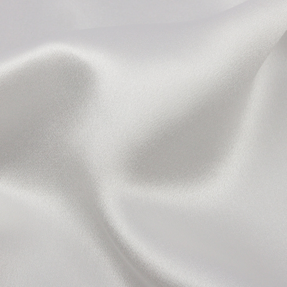 Stretch Silk Charmeuse - Whisper White - Premium Collection - Detail Stretch Silk Charmeuse - Whisper White - Premium Collection - Detail