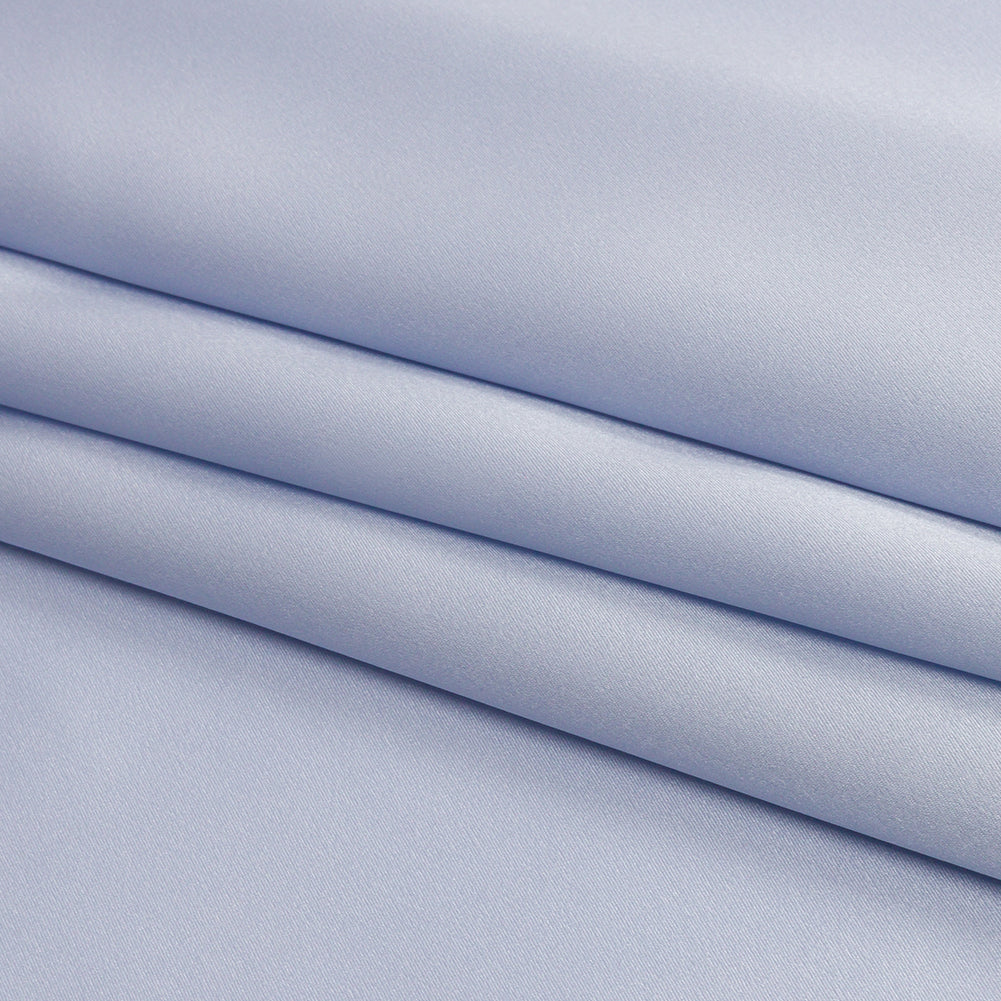 Stretch Silk Charmeuse - Icelandic Blue - Premium Collection - Folded Stretch Silk Charmeuse - Icelandic Blue - Premium Collection - Folded