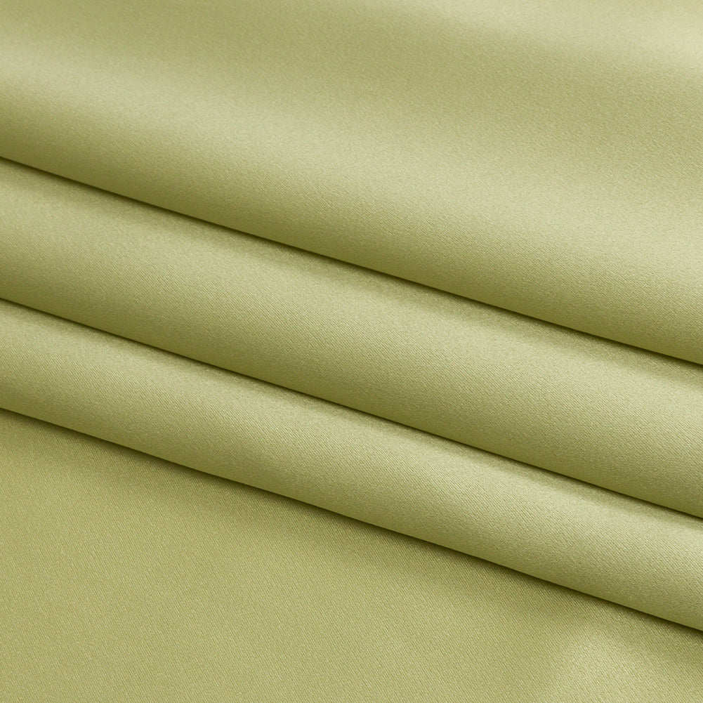 Stretch Silk Charmeuse - Nile Green - Premium Collection - Folded Stretch Silk Charmeuse - Nile Green - Premium Collection - Folded