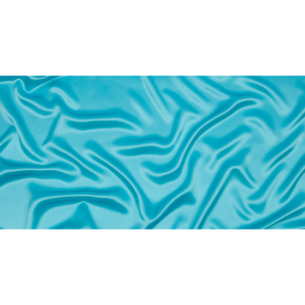 Stretch Silk Charmeuse - Angel Blue - Premium Collection - Full Stretch Silk Charmeuse - Angel Blue - Premium Collection - Full