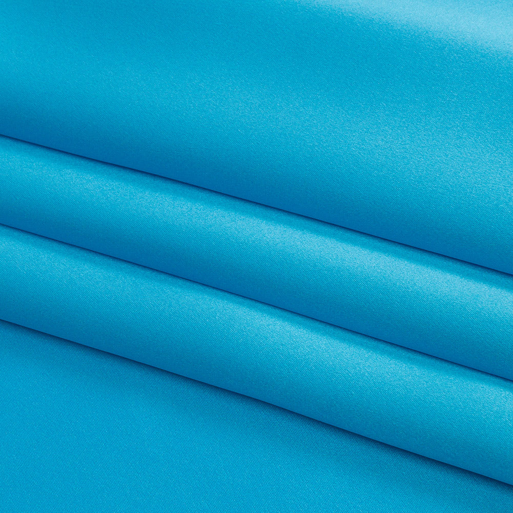 Stretch Silk Charmeuse - Horizon Blue - Premium Collection - Folded Stretch Silk Charmeuse - Horizon Blue - Premium Collection - Folded