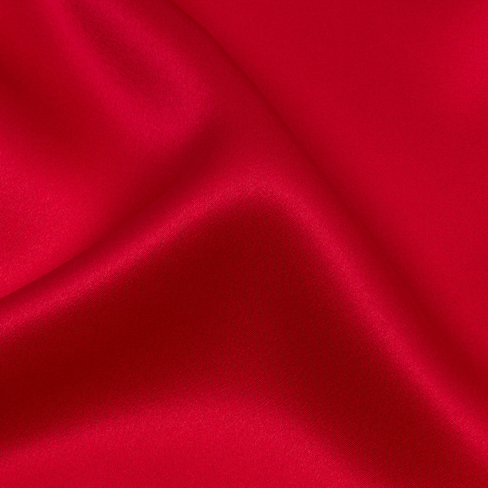 Stretch Silk Charmeuse - Red - Premium Collection - Detail Stretch Silk Charmeuse - Red - Premium Collection - Detail