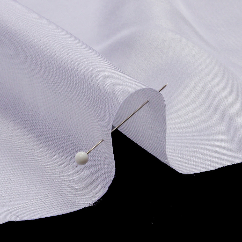 China Silk/Silk Habotai - Bright White - Premium Collection - Detail - Image 3 of 7 China Silk/Silk Habotai - Bright White - Premium Collection - Detail - Image 3 of 7