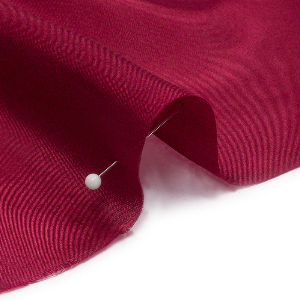China Silk/Silk Habotai - Wine - Premium Collection - Detail - Image 4 of 6 China Silk/Silk Habotai - Wine - Premium Collection - Detail - Image 4 of 6