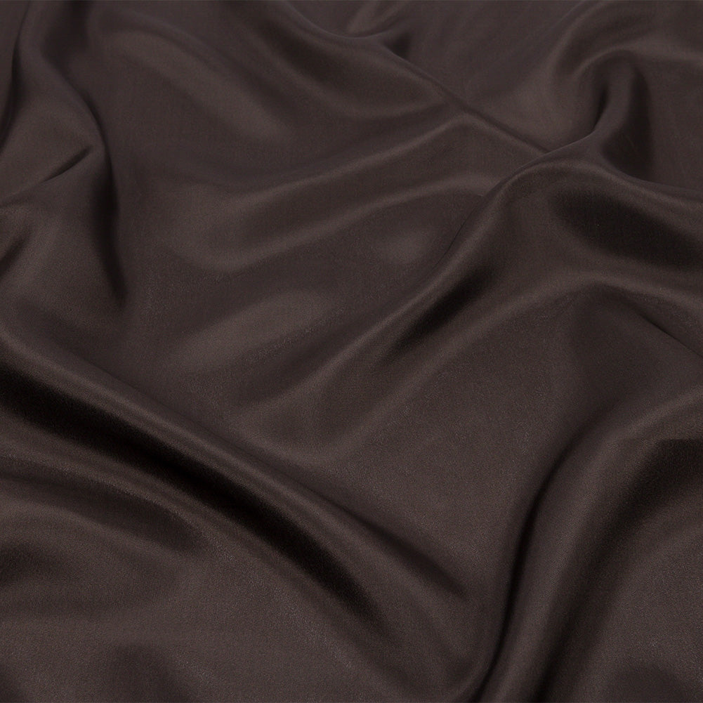 China Silk/Silk Habotai - Deep Charcoal - Premium Collection China Silk/Silk Habotai - Deep Charcoal - Premium Collection