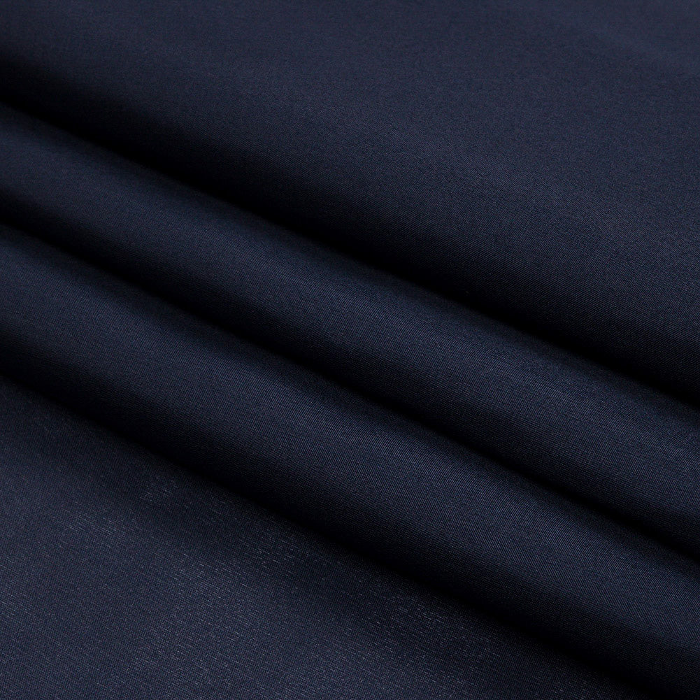 China Silk/Silk Habotai - Navy - Premium Collection - Folded China Silk/Silk Habotai - Navy - Premium Collection - Folded