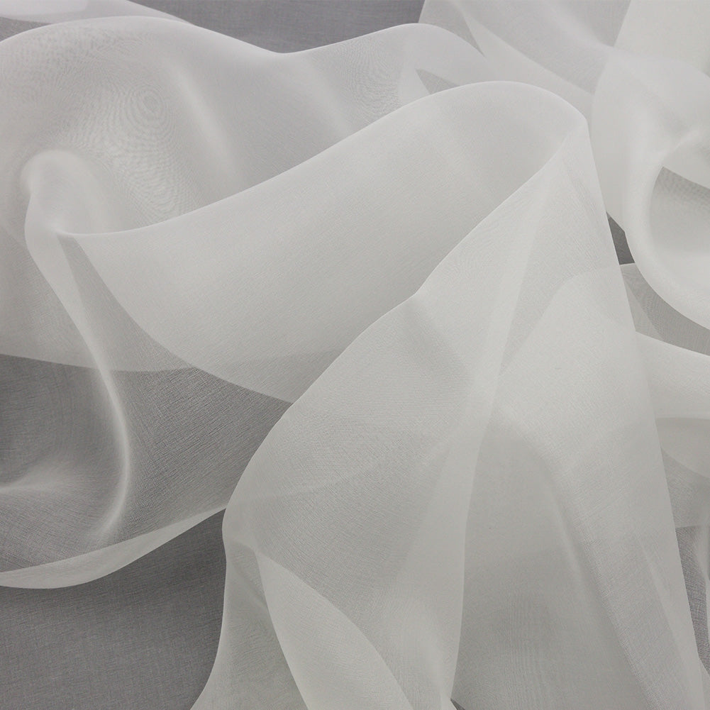 Silk Organza 44" - Whisper White - Premium Collection Silk Organza 44" - Whisper White - Premium Collection