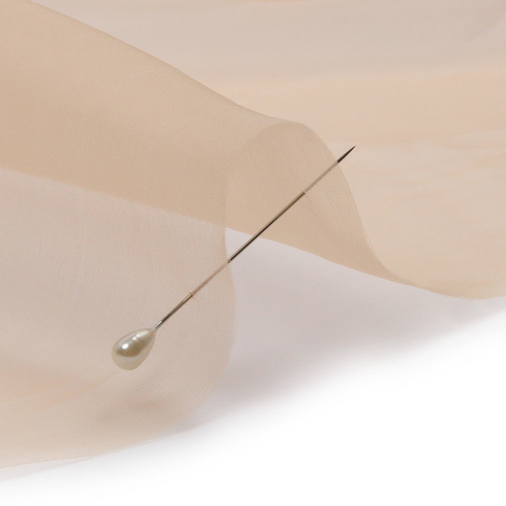 Silk Organza 44" - Ecru - Premium Collection - Detail Silk Organza 44" - Ecru - Premium Collection - Detail