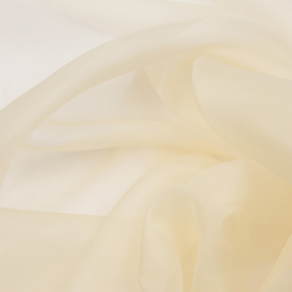 Silk Organza 44" - Pale Yellow - Premium Collection Silk Organza 44" - Pale Yellow - Premium Collection