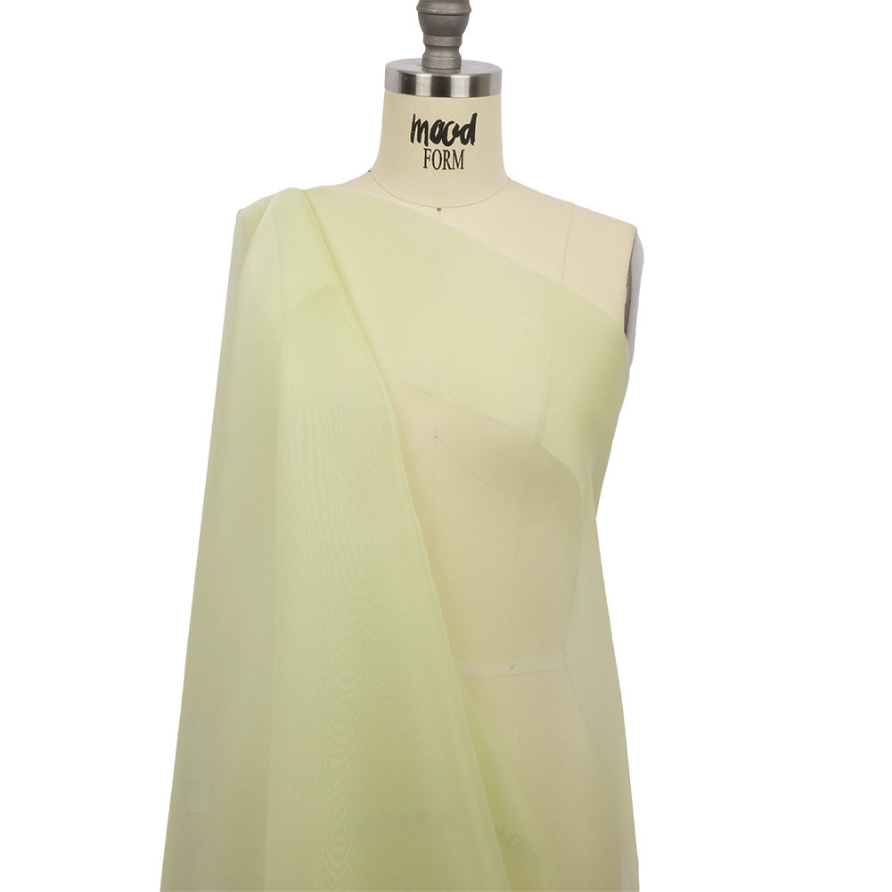 Silk Organza 44" - Young Wheat - Premium Collection - Drape Silk Organza 44" - Young Wheat - Premium Collection - Drape