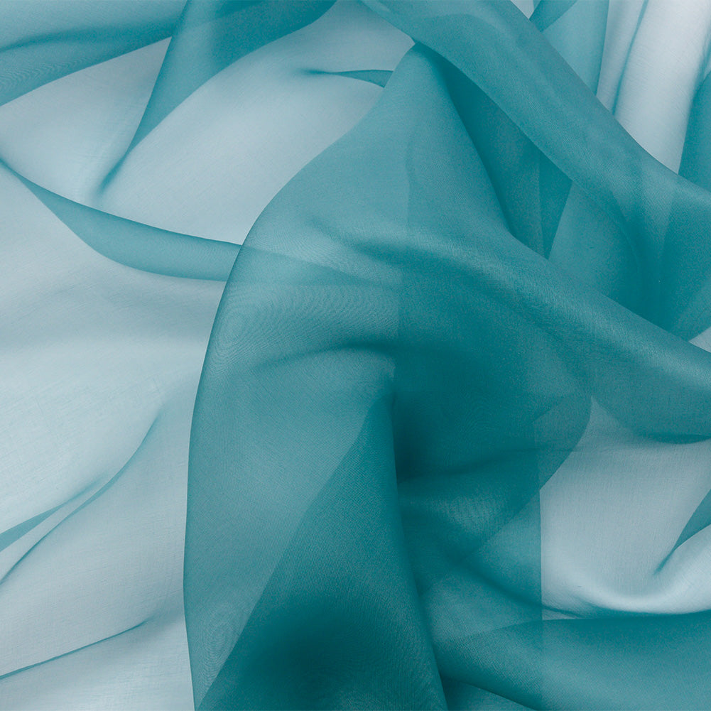 Silk Organza 44" - Colonial Blue - Premium Collection Silk Organza 44" - Colonial Blue - Premium Collection
