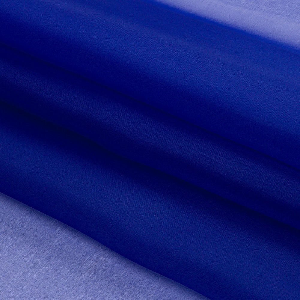 Silk Organza 44" - Mazarine Blue - Premium Collection - Folded Silk Organza 44" - Mazarine Blue - Premium Collection - Folded