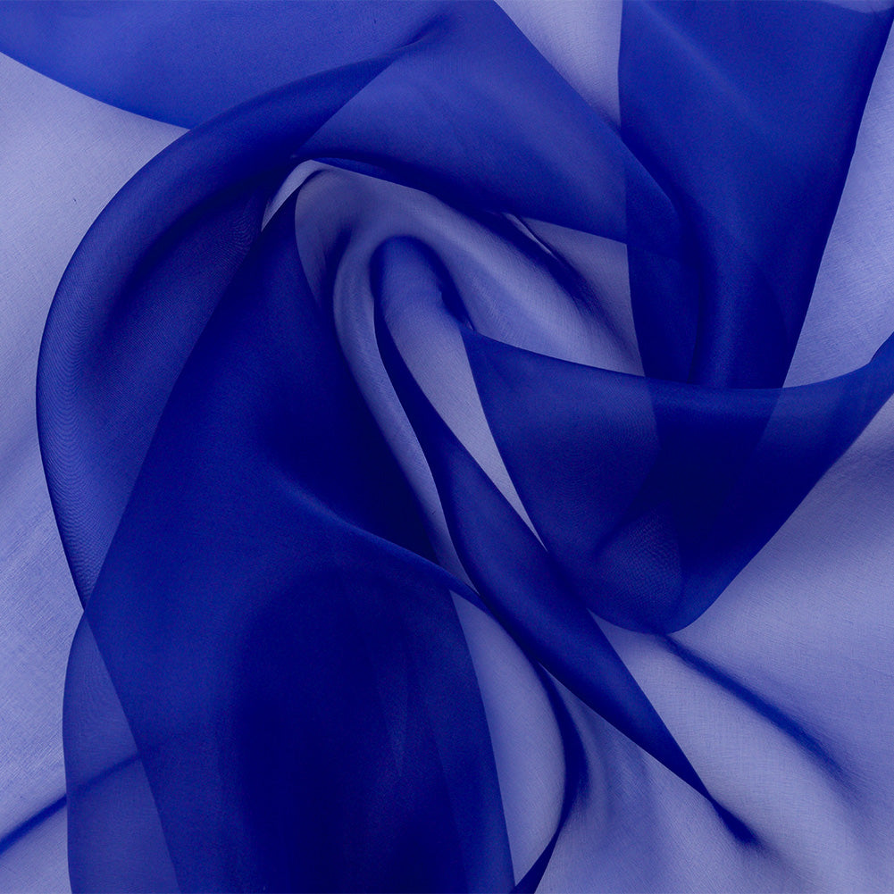 Silk Organza 44" - Mazarine Blue - Premium Collection Silk Organza 44" - Mazarine Blue - Premium Collection