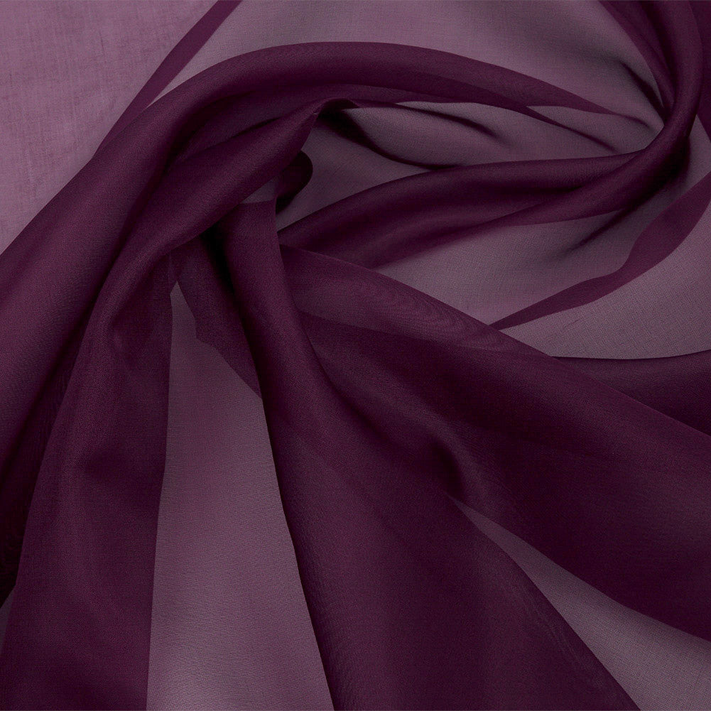 Silk Organza 44" - Eggplant - Premium Collection Silk Organza 44" - Eggplant - Premium Collection