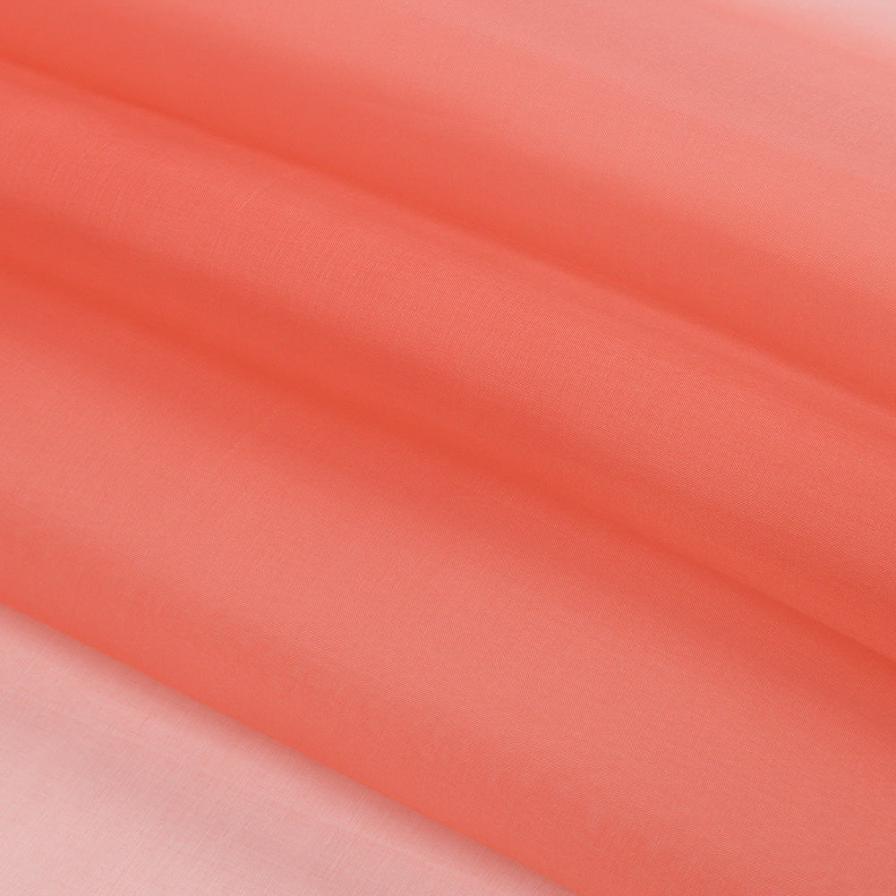 Silk Organza 44" - Coral - Premium Collection - Folded Silk Organza 44" - Coral - Premium Collection - Folded