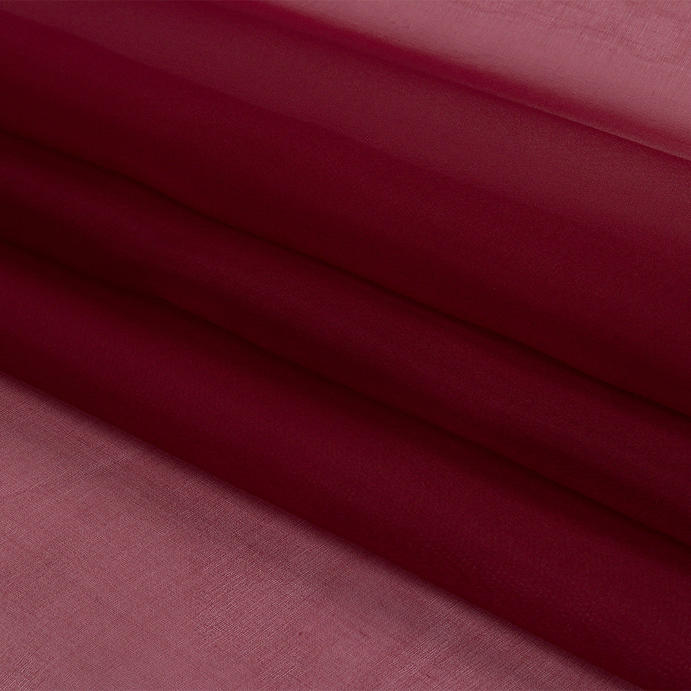 Silk Organza 44" - Wine - Premium Collection - Folded Silk Organza 44" - Wine - Premium Collection - Folded