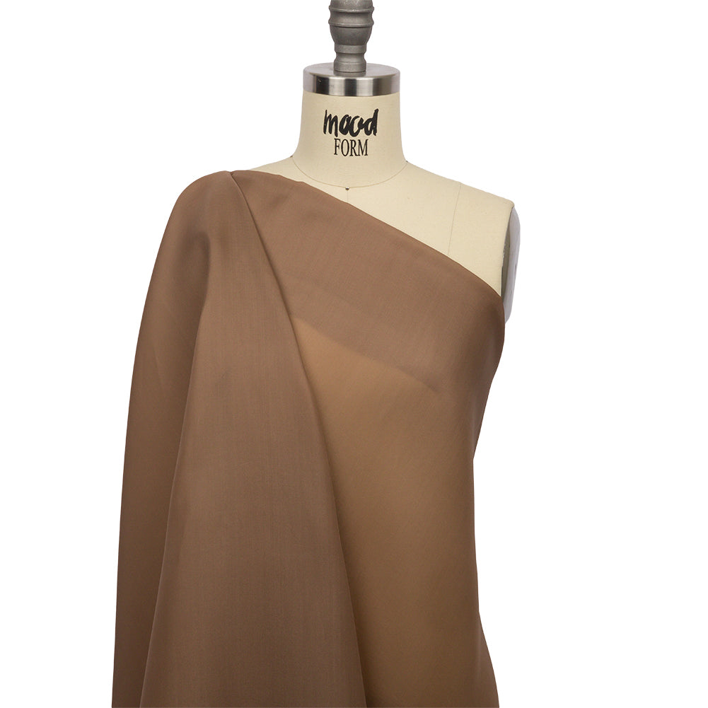 Silk Satin-Face Organza 54" - Cappuccino - Premium Collection - Drape Silk Satin-Face Organza 54" - Cappuccino - Premium Collection - Drape