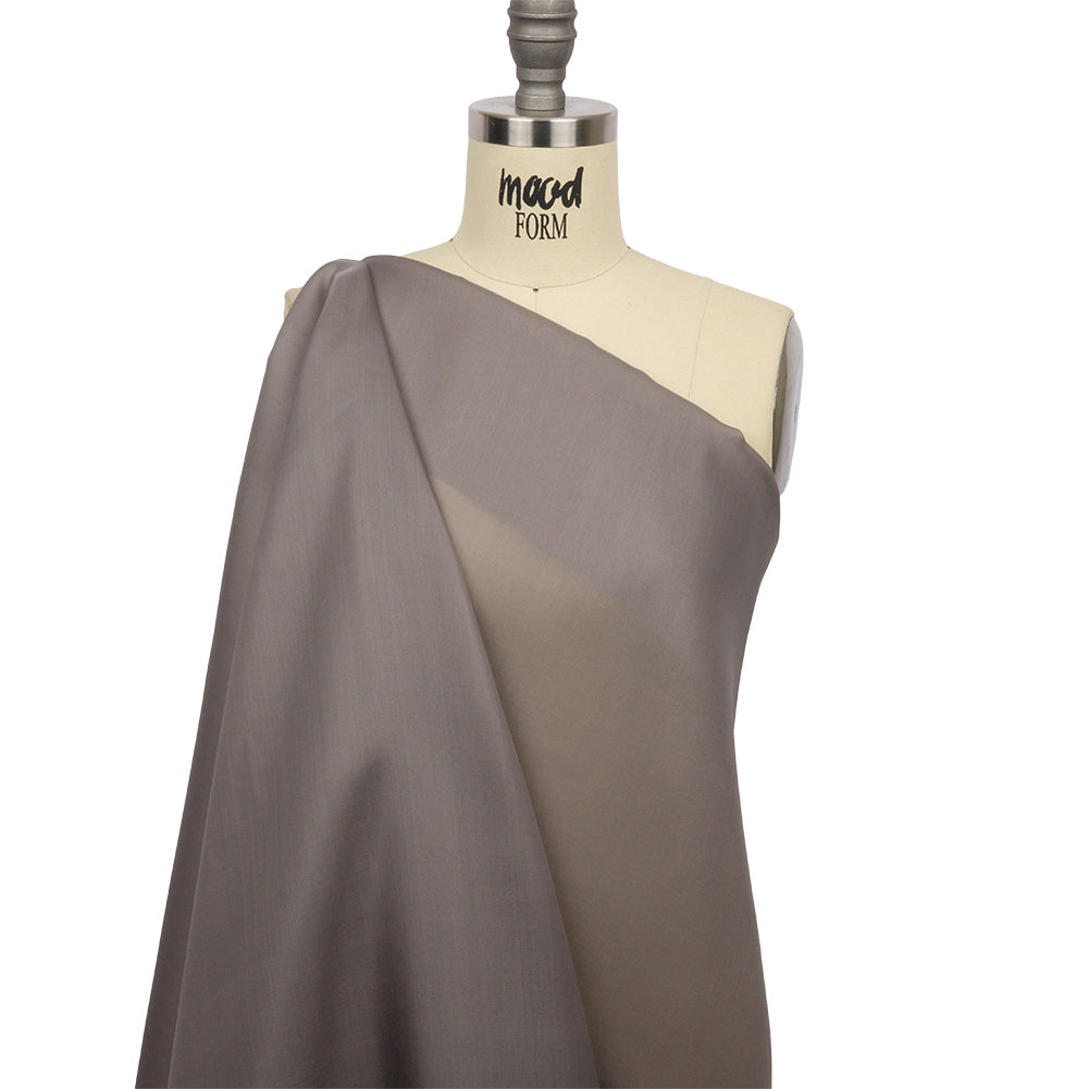 Silk Satin-Face Organza 54" - Dark Silver - Premium Collection - Drape Silk Satin-Face Organza 54" - Dark Silver - Premium Collection - Drape