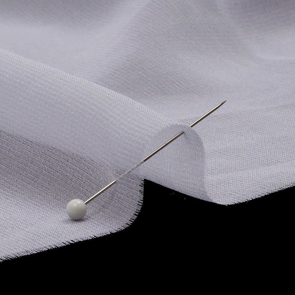 Silk Chiffon 44" - Bright White - Premium Collection - Detail Silk Chiffon 44" - Bright White - Premium Collection - Detail