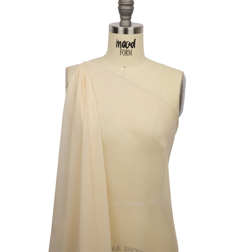 Silk Chiffon 44" - Tapioca - Premium Collection - Drape Silk Chiffon 44" - Tapioca - Premium Collection - Drape