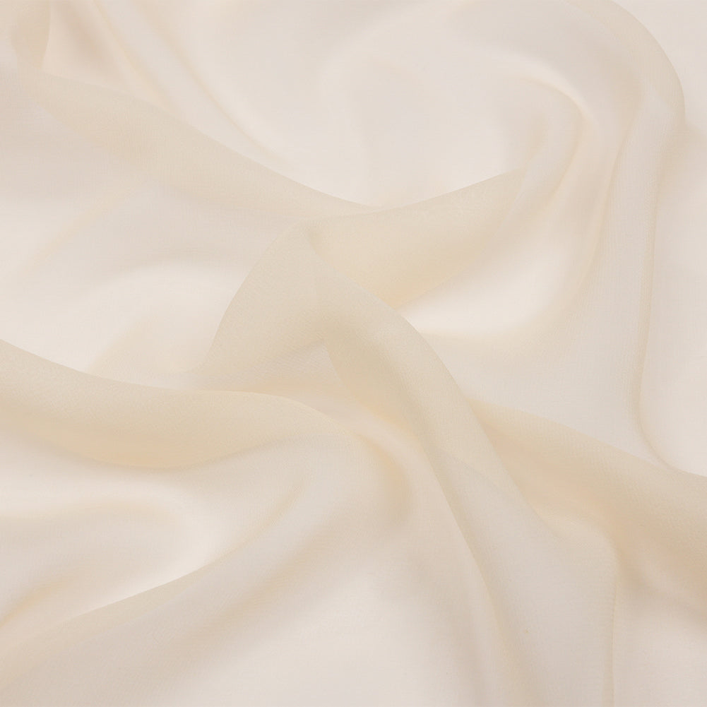 Silk Chiffon 44" - Tapioca - Premium Collection Silk Chiffon 44" - Tapioca - Premium Collection