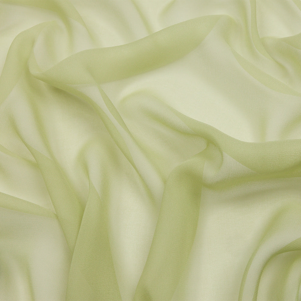 Silk Chiffon 44" - Nile Green - Premium Collection Silk Chiffon 44" - Nile Green - Premium Collection