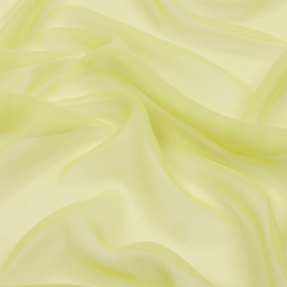 Silk Chiffon 44" - Sunny Lime - Premium Collection Silk Chiffon 44" - Sunny Lime - Premium Collection