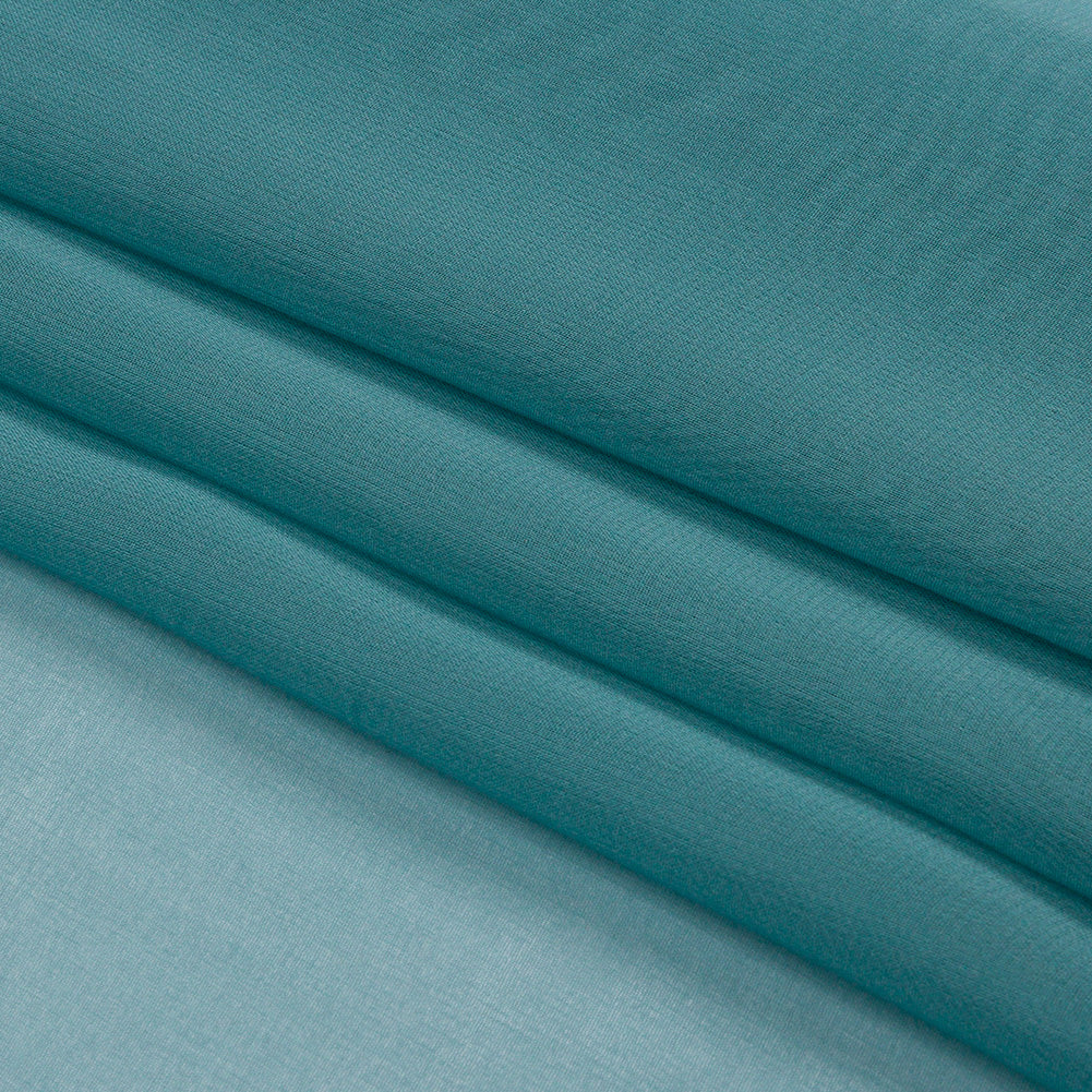 Silk Chiffon 44" - Colonial Blue - Premium Collection - Folded Silk Chiffon 44" - Colonial Blue - Premium Collection - Folded
