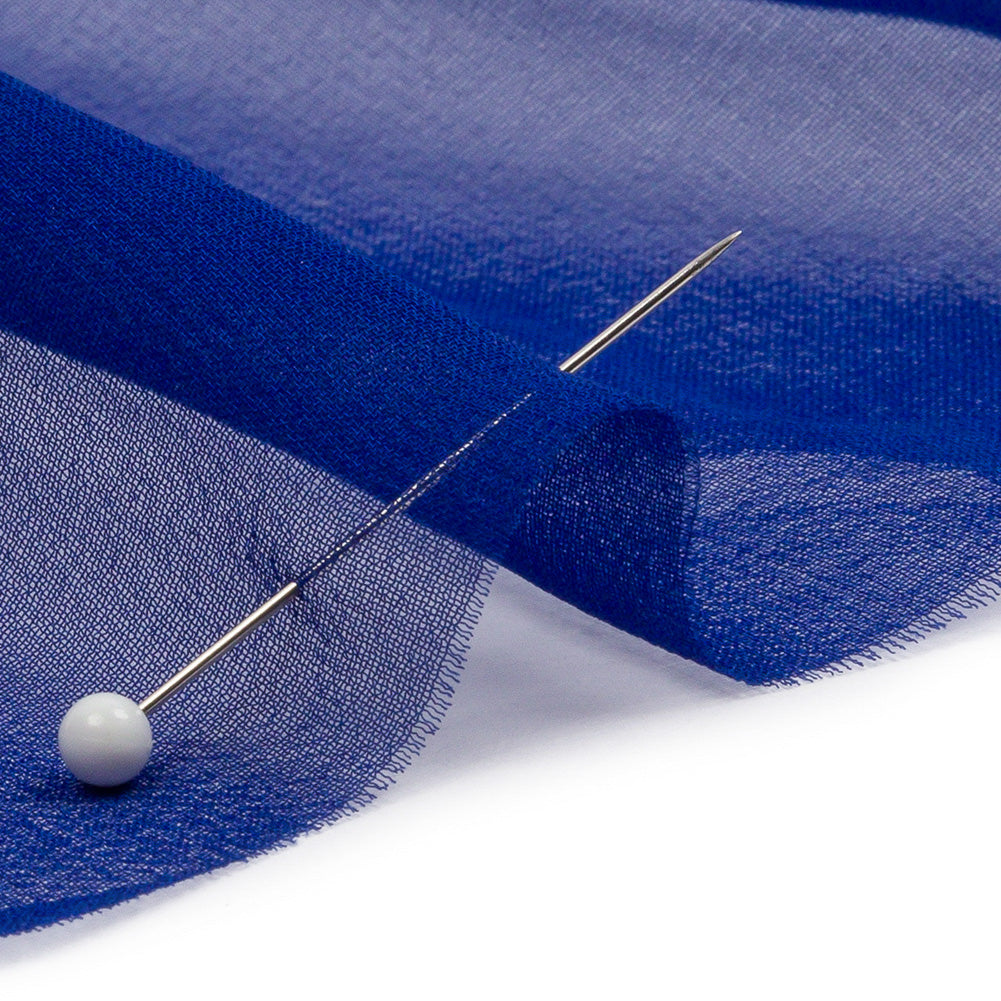 Silk Chiffon 44" - Mazarine Blue - Premium Collection - Detail Silk Chiffon 44" - Mazarine Blue - Premium Collection - Detail