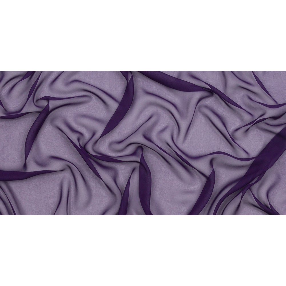 Silk Chiffon 44" - Grape - Premium Collection - Full Silk Chiffon 44" - Grape - Premium Collection - Full