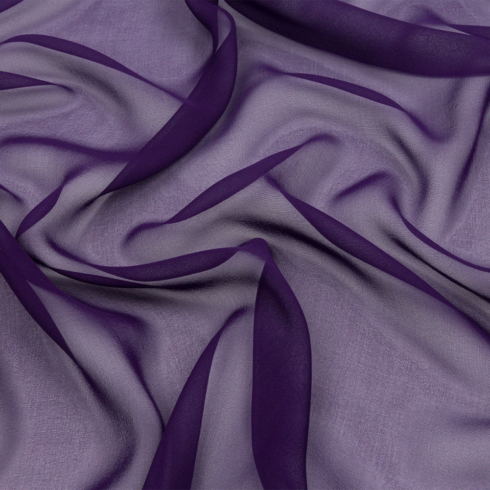 Silk Chiffon 44" - Grape - Premium Collection Silk Chiffon 44" - Grape - Premium Collection