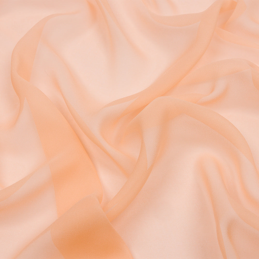 Silk Chiffon 44" - Peach - Premium Collection Silk Chiffon 44" - Peach - Premium Collection