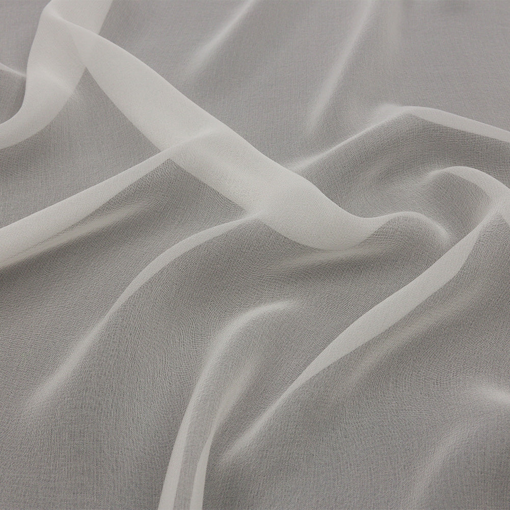 Silk Chiffon 54" - Antique White - Premium Collection Silk Chiffon 54" - Antique White - Premium Collection