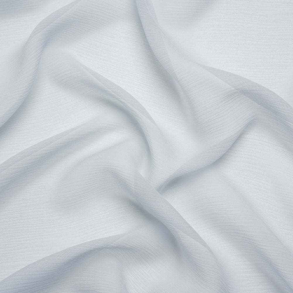 Crinkled Silk Chiffon - Gray Dawn - Premium Collection Crinkled Silk Chiffon - Gray Dawn - Premium Collection