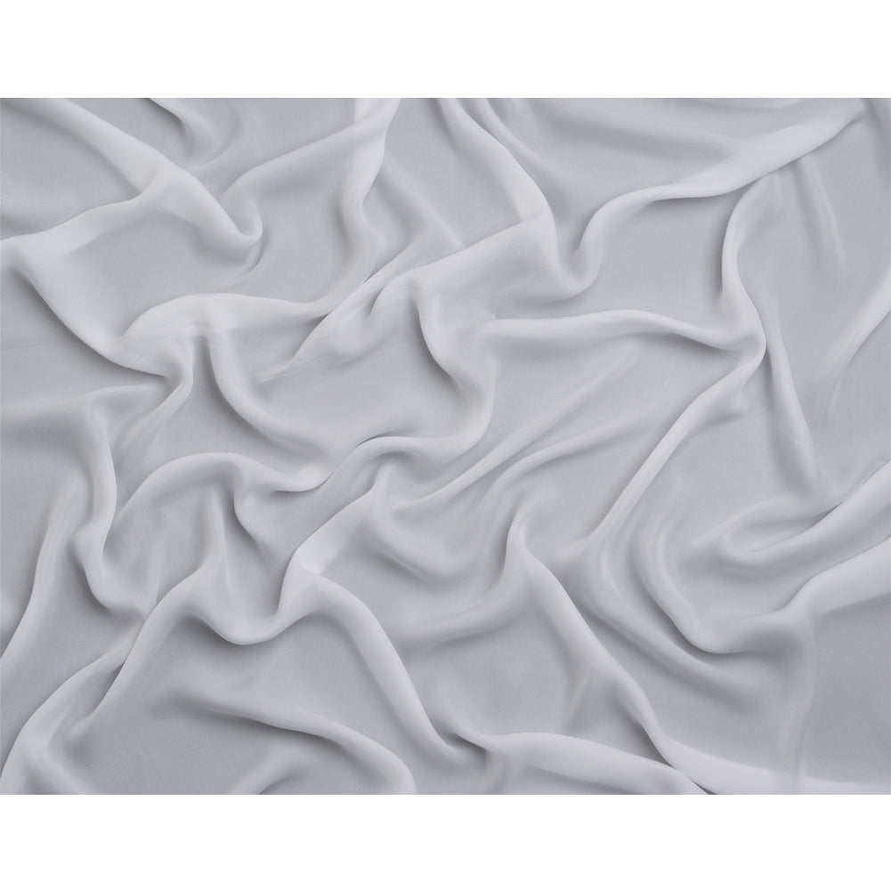 Silk Double Georgette - Bright White - Premium Collection - Full Silk Double Georgette - Bright White - Premium Collection - Full