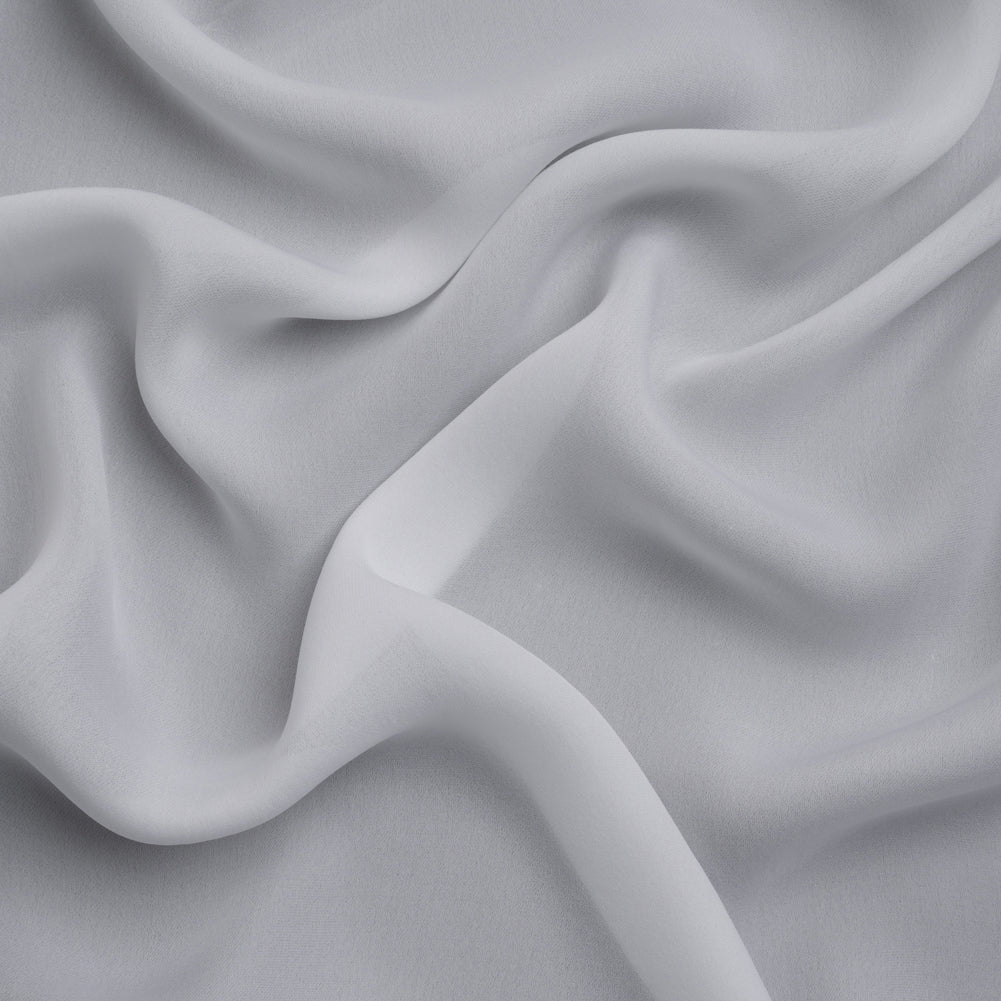 Silk Double Georgette - Bright White - Premium Collection Silk Double Georgette - Bright White - Premium Collection